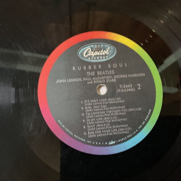 The Beatles "Rubber Soul" 12" Vinyl LP Record - Capitol Promotional Sample 1964 - Picture 6 of 9